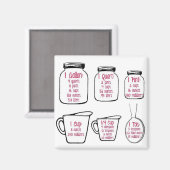 Common Keuken Metingen Magnet Magneet (Voorkant / Achterkant)