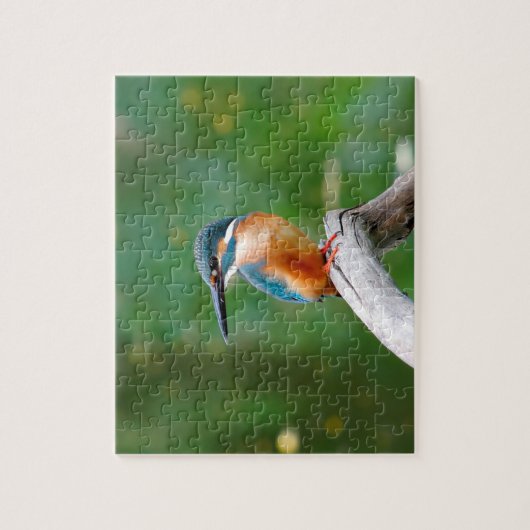 Common Kingfisher Bird Natuur Legpuzzel (Verticaal)