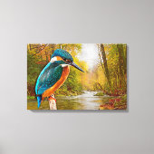 Common Kingfisher Canvas Afdruk (Voorkant)