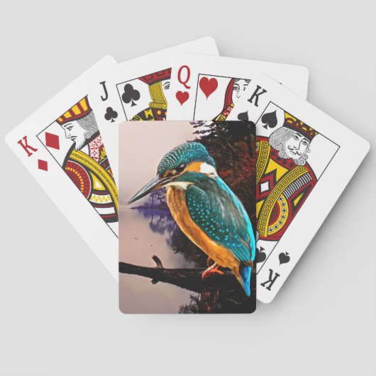 Common Kingfisher Pokerkaarten (Achterkant)