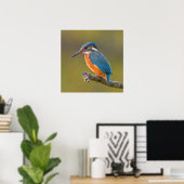 Common Kingfisher Poster (Thuiskantoor)