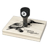 Common kingfisher 	rubberstempel (Stempel)