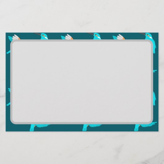 Common Kingfishers Briefpapier (Voorkant)