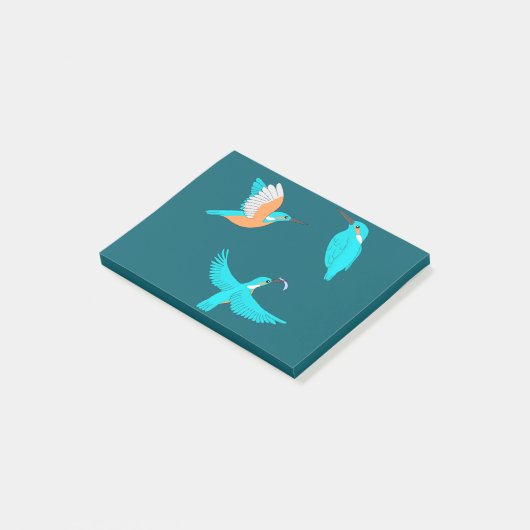 Common Kingfishers Post-it® Notes (Schuin)