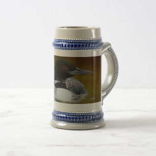 Common Loon Beer Stein, 22 oz Bierpul