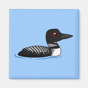 Common Loon, fokvolwassene Magneet