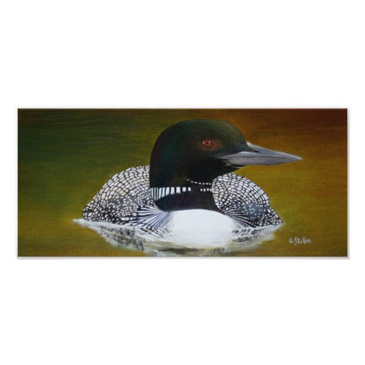 Common Loon Photo Print Foto Afdruk (Voorkant)