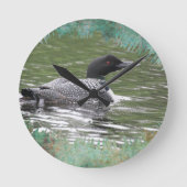 Common Loon Wall klok (Voorkant)