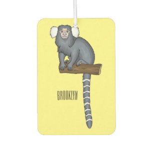 Common marmoset cartoon illustratie luchtverfrisser