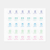 Common Planner / Organizer Sticker / Labels (Vel)