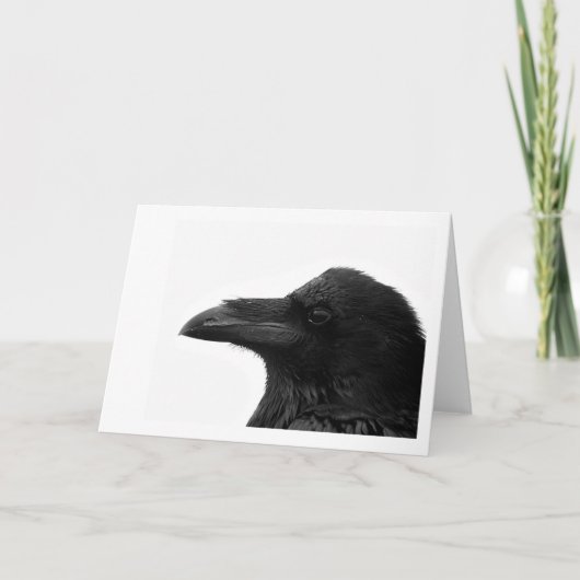 Common Raven Notecard Kaart (Voorkant)