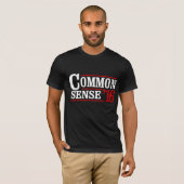 Common Sense 2016 — Anti-Trump — T-shirt (Voorkant volledig)