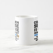 Common Sense Deodorant Funny Mug Koffiemok (Center)