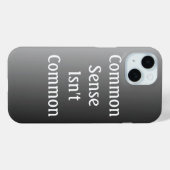 Common Sense n'est pas un Coque commun iPhone 6 (Verso (horizontal))
