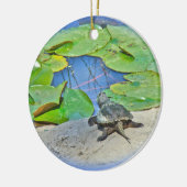 Common Snapping Turtle - Chelydra serpentina Keramisch Ornament (Links)