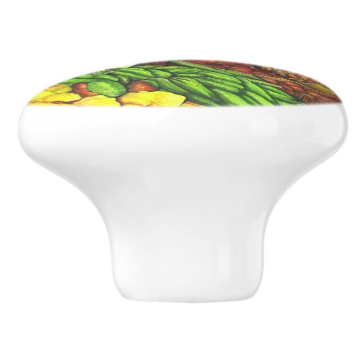 Common Threads of Human Interactions, Boedapest Keramische Knop (Zijkant)