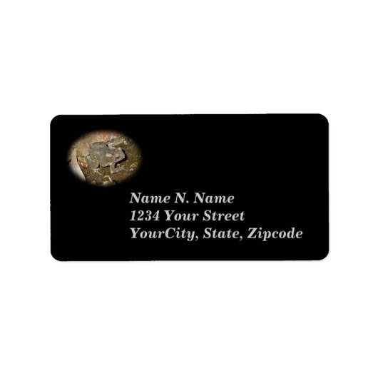 Common Toad Coordinating Address Label (Voorkant)