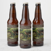 Common (White-tailed) Deer - Audubon Quadrupeds Bier Etiket (Flessen)