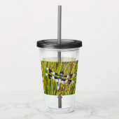 Common Whitetail Skimmer Dragonfly Foto Acryl Drinkbeker (Voorkant)