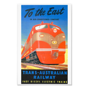 Commonwealth Railways poster