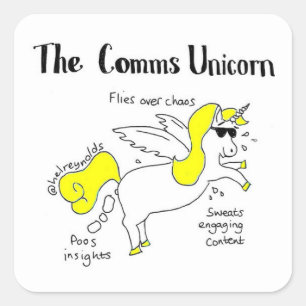 Comms Eenhoorn sticker