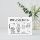 Comms Facepalm Bingo Round 3 Carte postale (Debout devant)