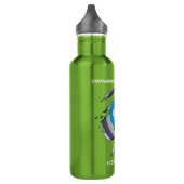 Comms vVolgende superheld Logo op waterfles Waterfles (Links)