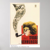 Communards Pipe 1929 sovjetfilm Poster (Voorkant)