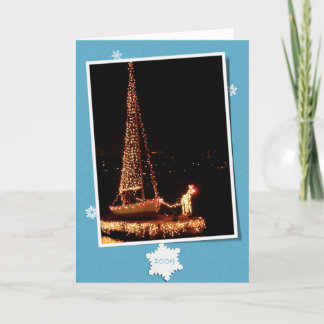 Communautair Roeien Rudolph-2009 Feestdagen Kaart