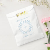 Communauté Blue Wreath en Cross Bedankzakje (Gezegeld)