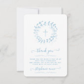 Communauté Blue Wreath en Cross Kaart (Voorkant)