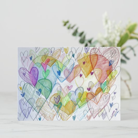 Communauté Coeurs Color Invitation (Debout devant)