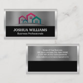 Communauté | Maisons | Carte de visite de bordure (Devant / Derrière)