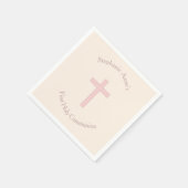 Communepastel Pink Cross Servet (Hoek)