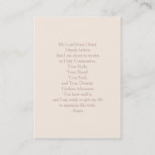 Communepastel Pink Cross Visitekaartje (Achterkant)