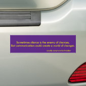 Communicatie Bumpersticker (Op auto)
