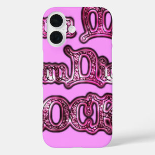 Communicatie Rocks Pink Hakuna Matata .png iPhone 16 Hoesje