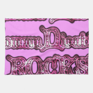 Communicatie Rocks Pink Hakuna Matata .png Theedoek