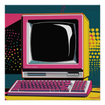 Communicatietechnologie Glanzende Poster | Wandkun