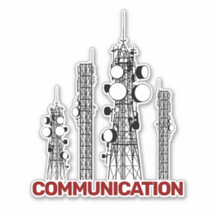 Communicatietoren Sticker