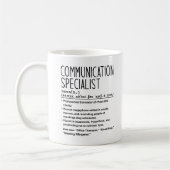 Communication specialist koffiemok (Links)