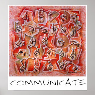 Communiceren Poster