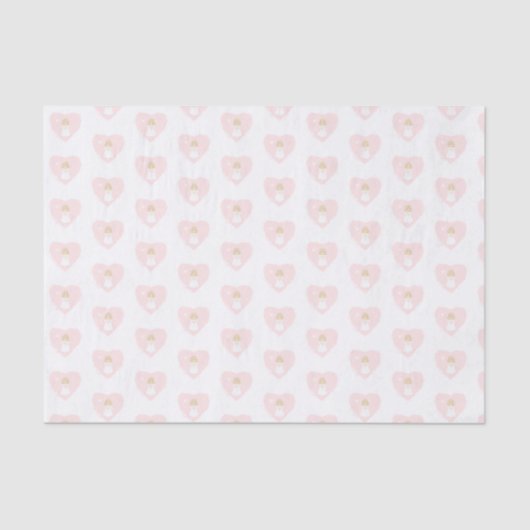 communie duif blond meisje tissuepapier (Voorkant)