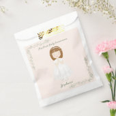 Communie Meisje Bidden Bedankzakje (Gezegeld)