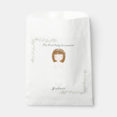 Communie Meisje Bidden Bedankzakje (Voorkant)