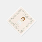 Communie Meisje Bidden Servet (Hoek)