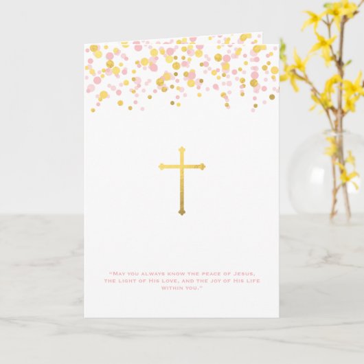 communiegebed kaart (Gele Bloem)