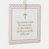 communiegebed keramisch ornament (Rechts)