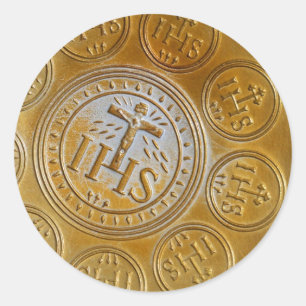 Communiewafelschimmel Ronde Sticker