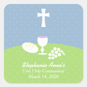 Communion Brood of Life Vierkante Sticker